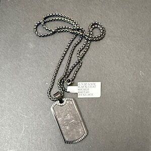 ITALGEM Stainless Steel SDog Tag Necklace for men